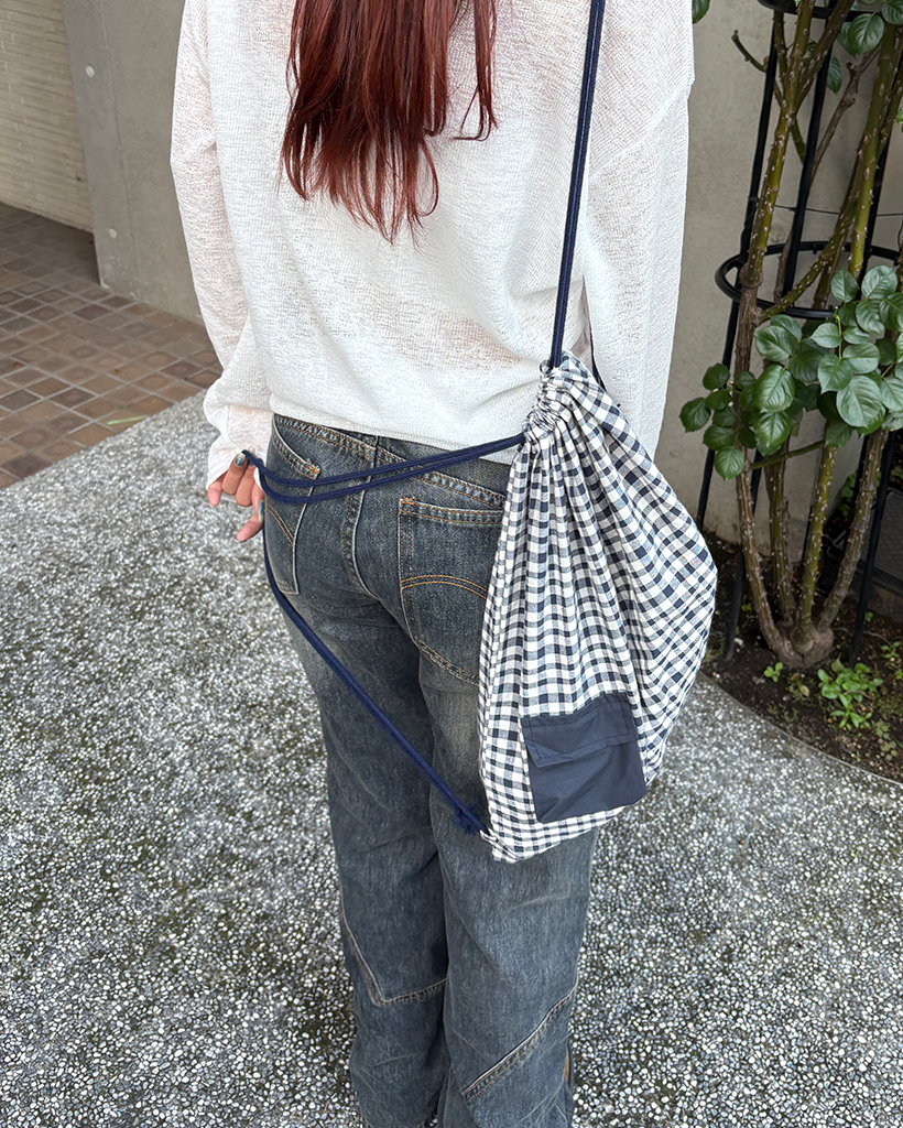 チェックフラップポケットナップサック | ファッション通販サイト NUGU
