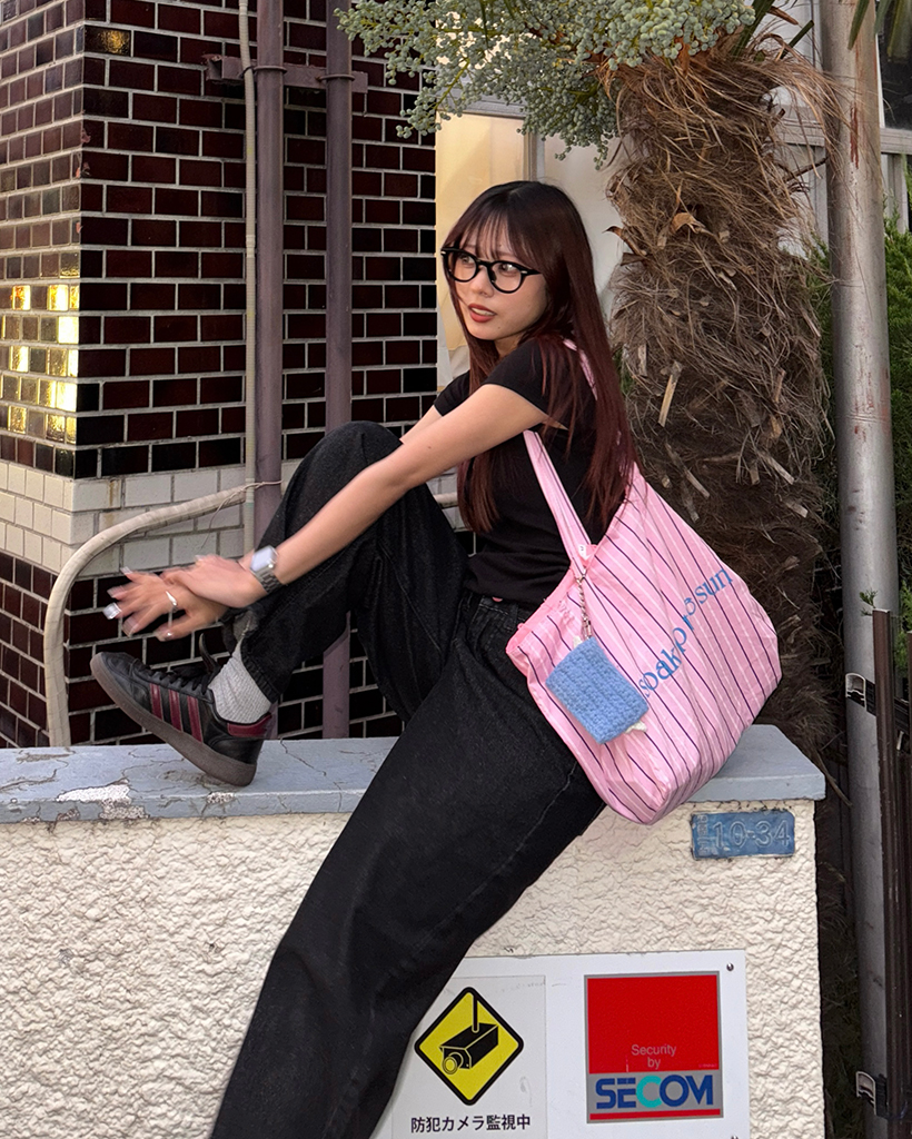 YAMANE ピンクデザイン デニム 26×31 WILDE BICYCLE Mean Jean Frame Set - Purple / Pink Sparkle