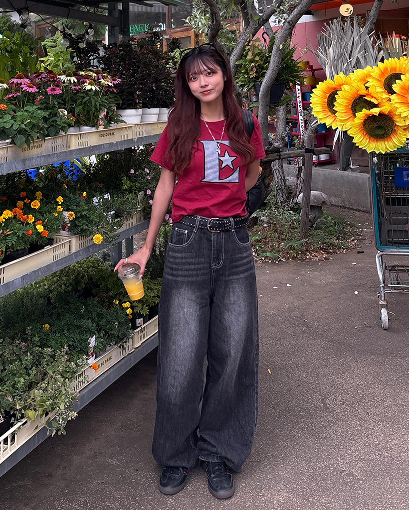 EスターパターンパッチハーフTシャツ | ファッション通販サイト NUGU