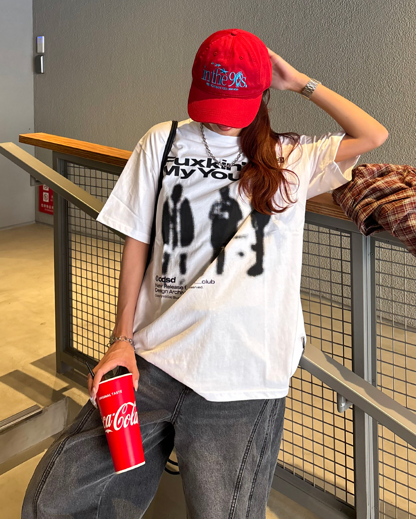 Odd Studio X im] My Youth Graphic Oversized Fit T-shirt