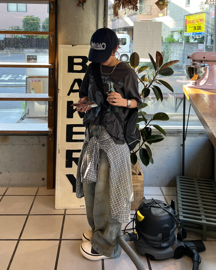 QUNG デニム qung クンデニム クン スクラッチワイドマルシェデニム カラー
