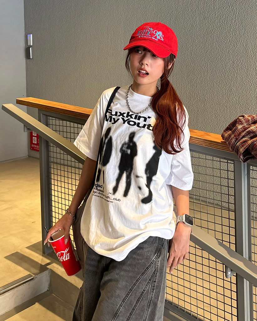 Odd Studio X im] My Youth Graphic Oversized Fit T-shirt