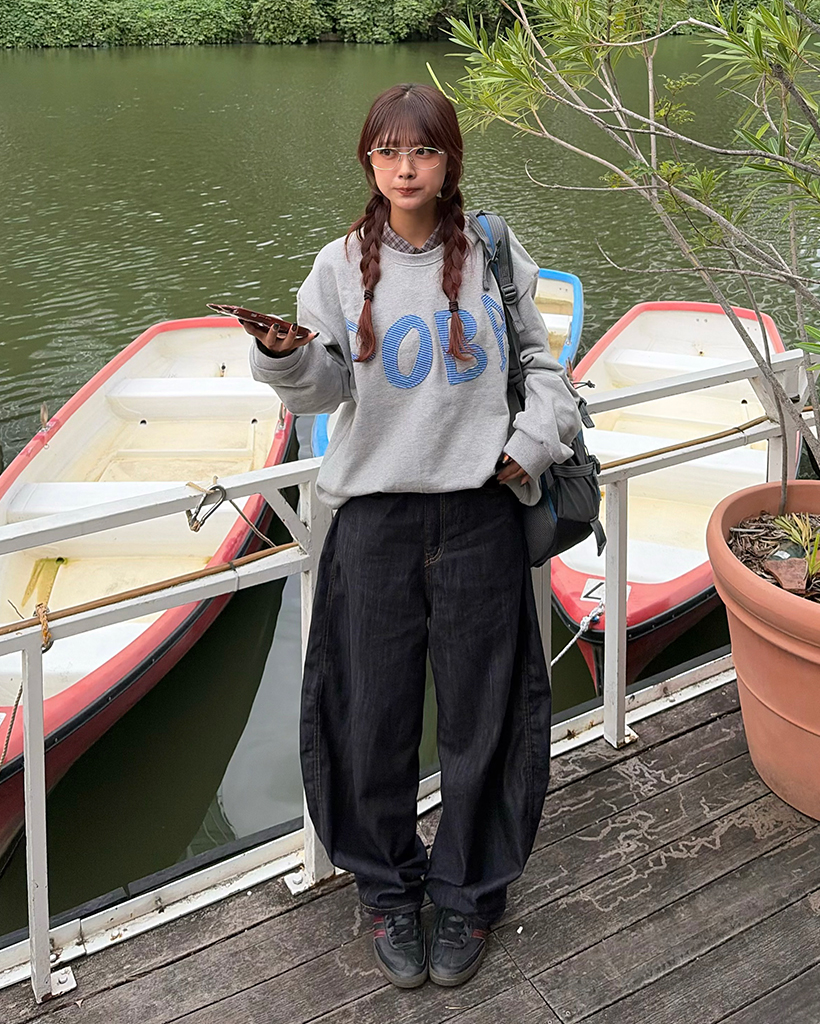   スウェット ユニセックス タグ付き 韓国正規品 Qoo10] 2025 春夏ユニセックス スエード ス