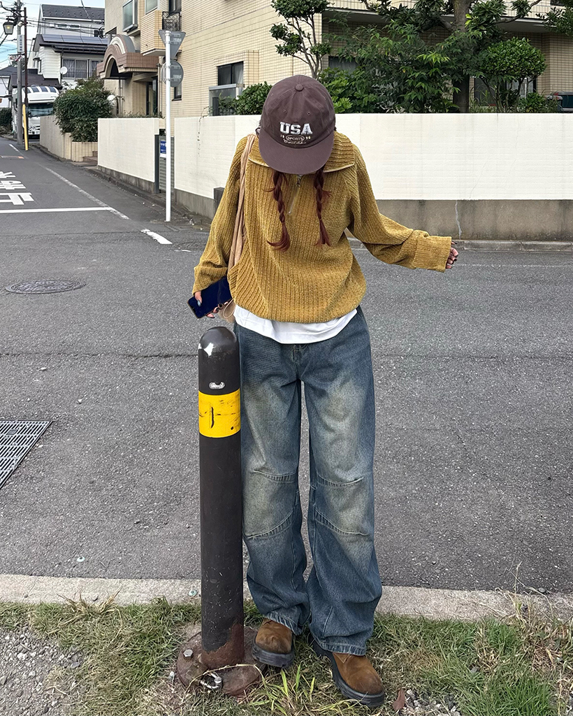 ユニセックス) カデットカラードローコードヘムコーデュロイプル