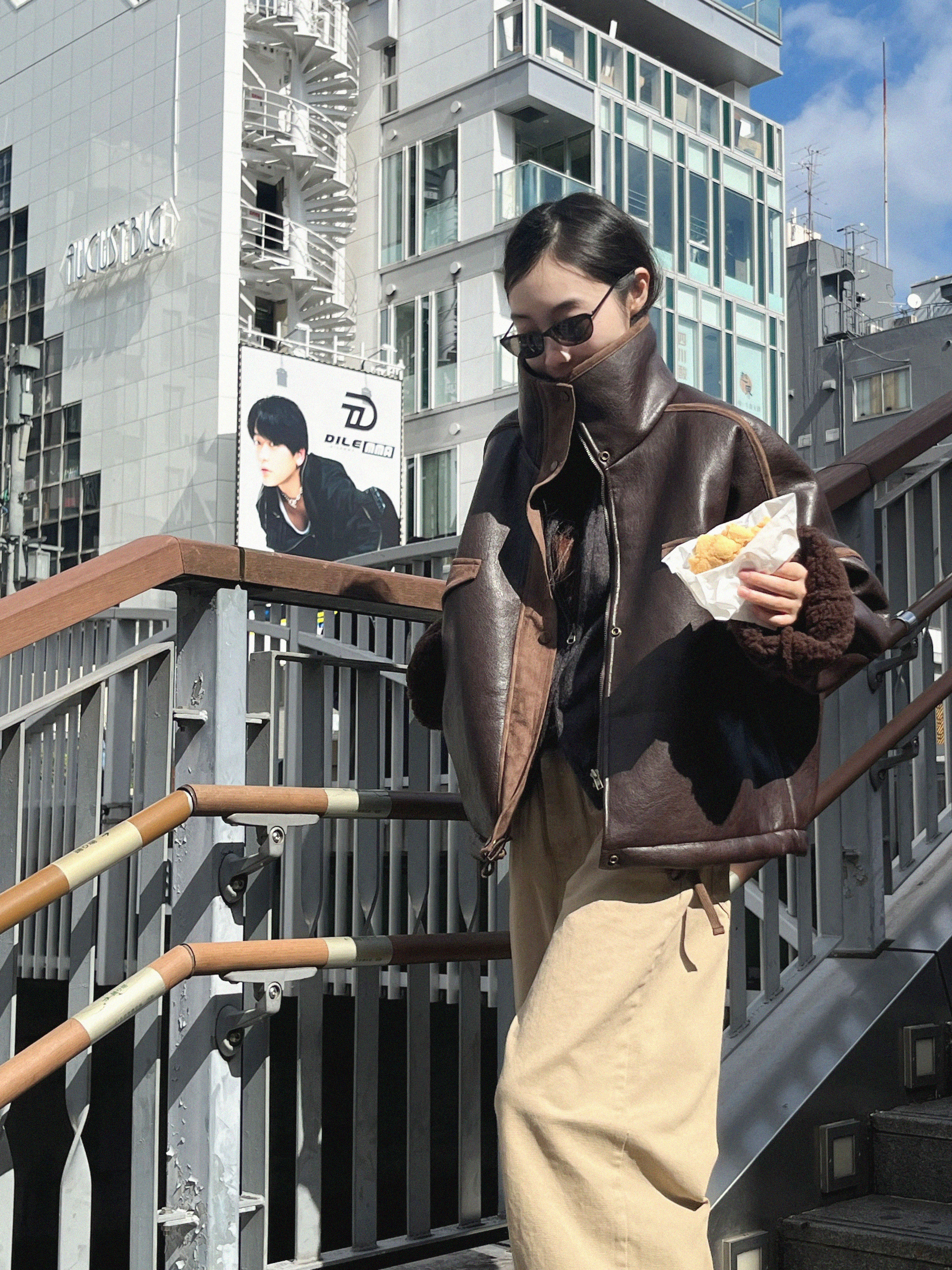 9.hope] オーバーサイズムートンジャケット | ファッション通販サイト NUGU