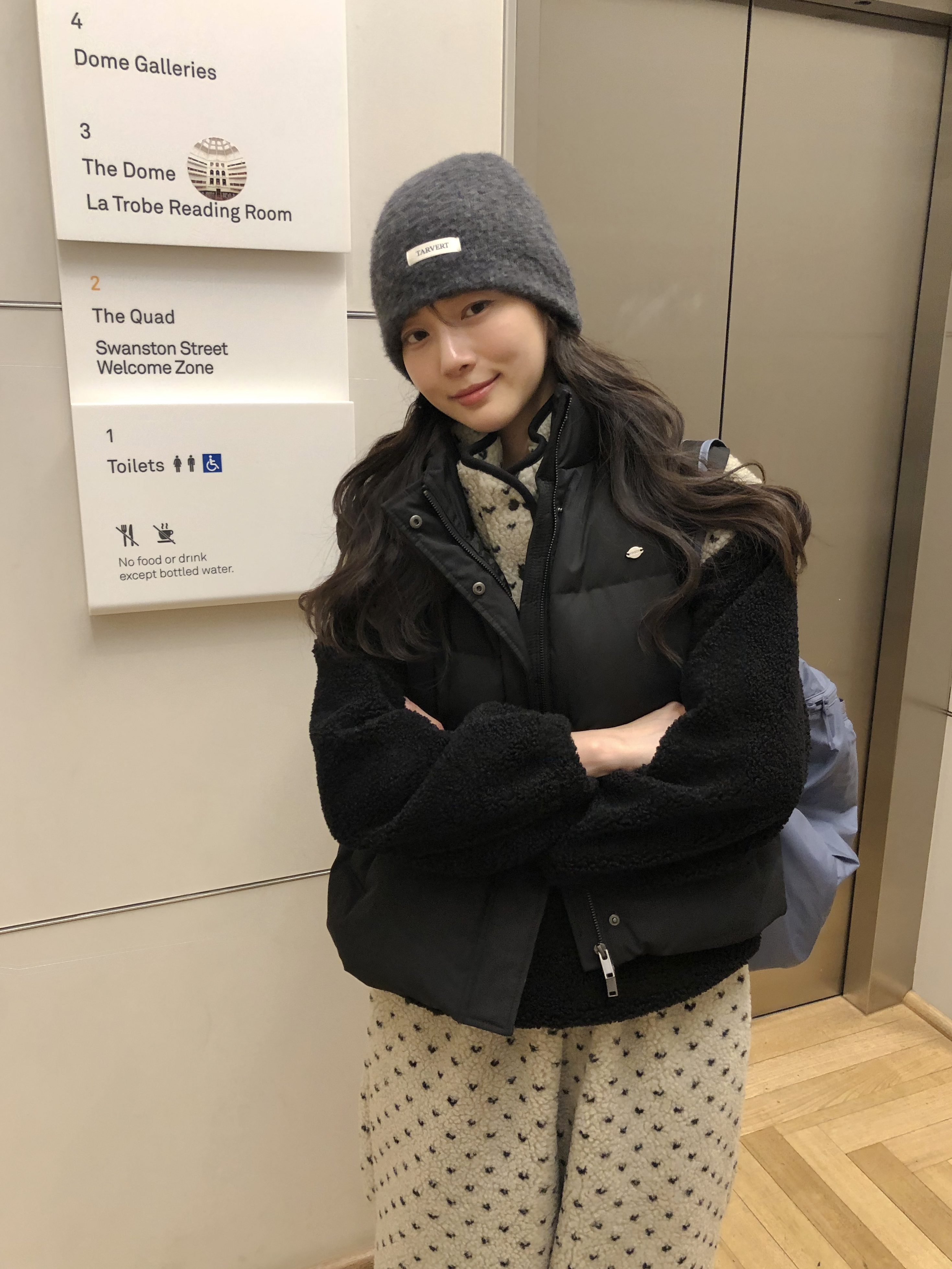 original] (2 color)ドット柄アノラックジップアップ | ファッション