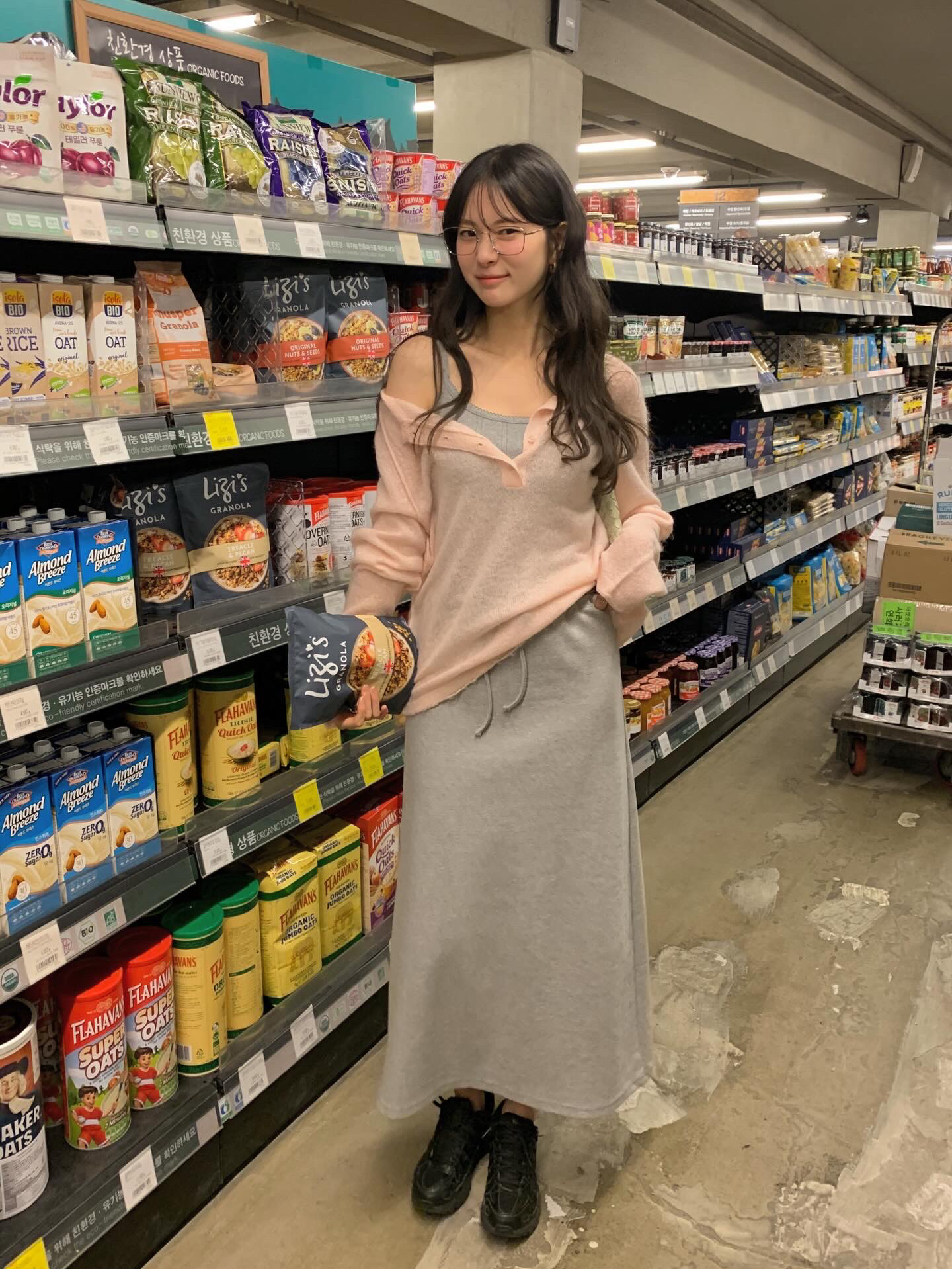 ヘンリーネックウールニット