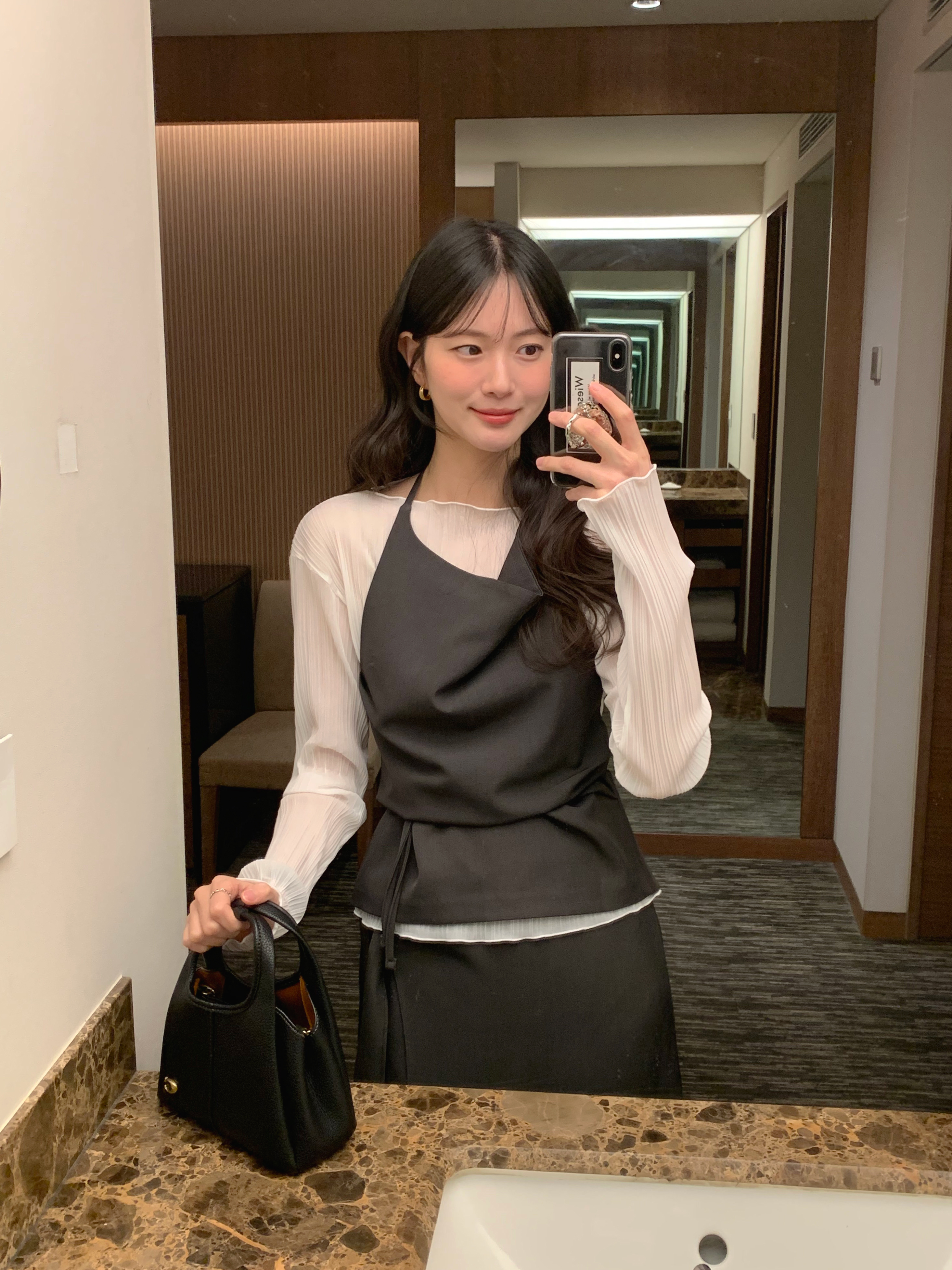 (2color)ホルターネックビスチェ