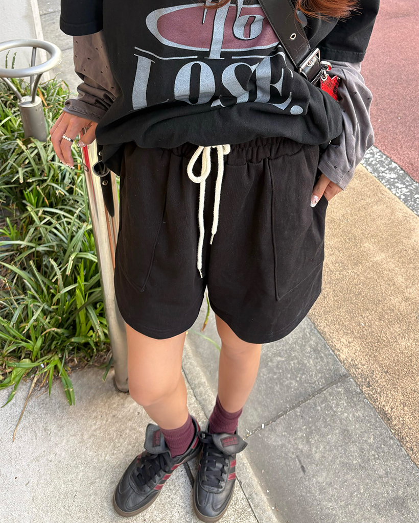 イージーショートスウェットパンツ