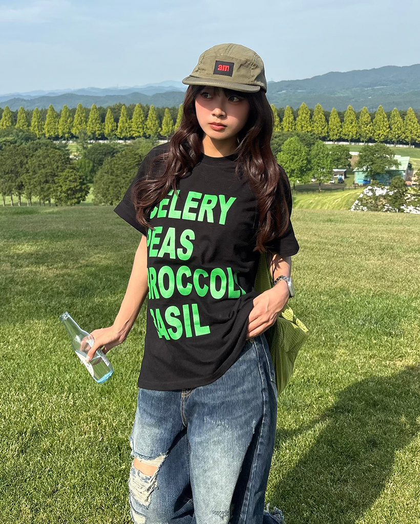 （ユニセックス）カラーネーミングハーフTシャツ