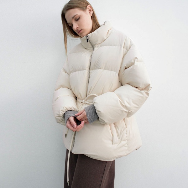 (JP-577)HIGH NECK STRING DOWN JUMPER