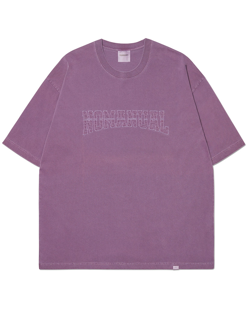 日本未入荷NOMANUALのECDYSIS DAMAGED T-SHIRT 全2色 ECDYSIS DAMAGED T-SHIRT - WASHED BROWN | ファッション通販