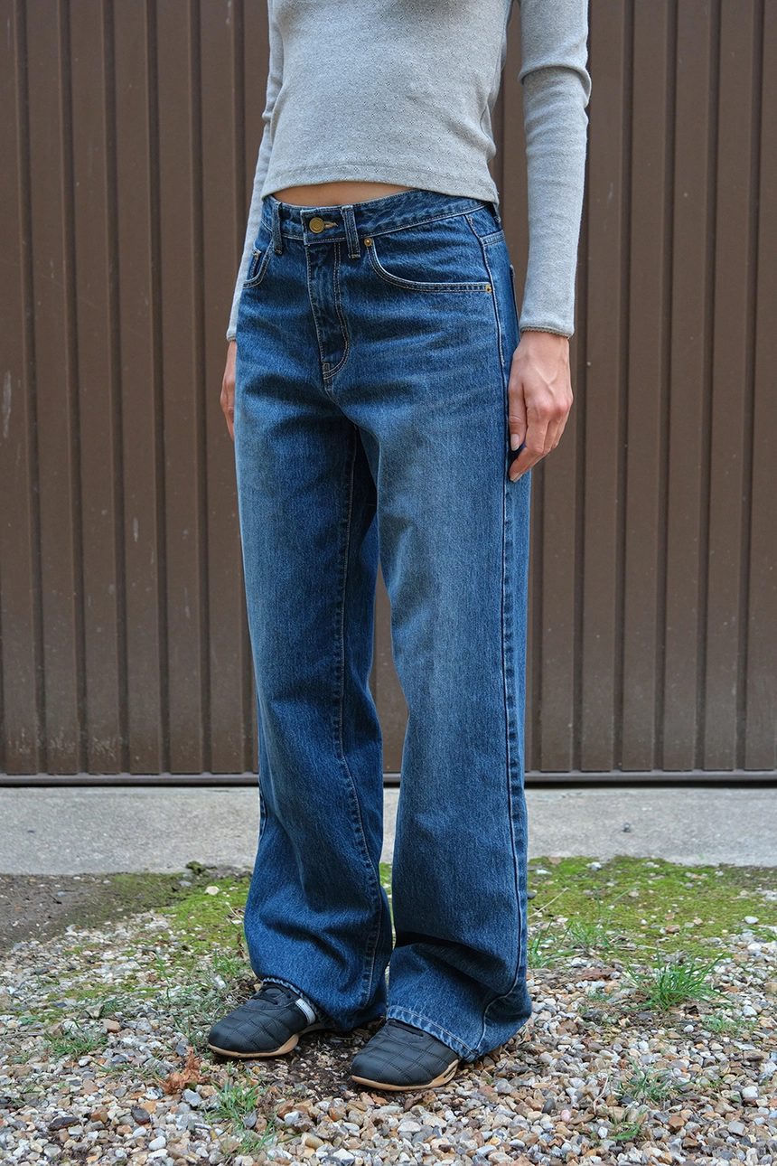 [P]Ant Wide Denim Pants - Deep blue(10).jpg