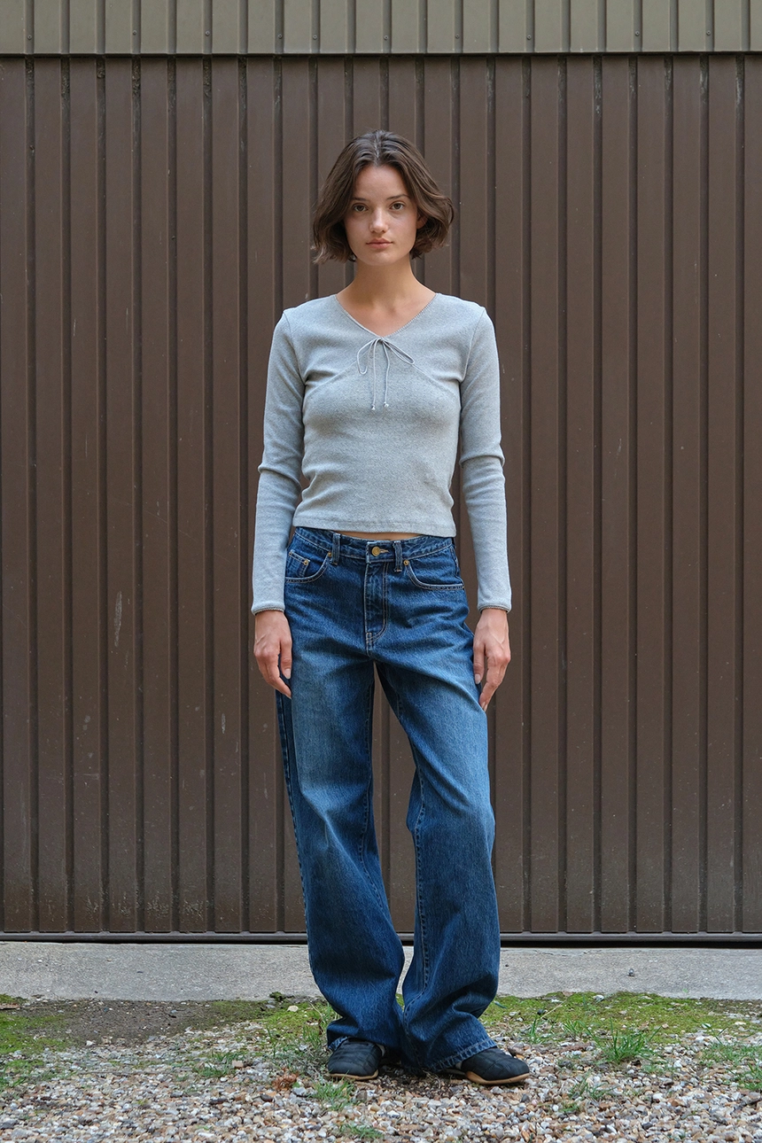 [P]Ant Wide Denim Pants - Deep blue(7).jpg