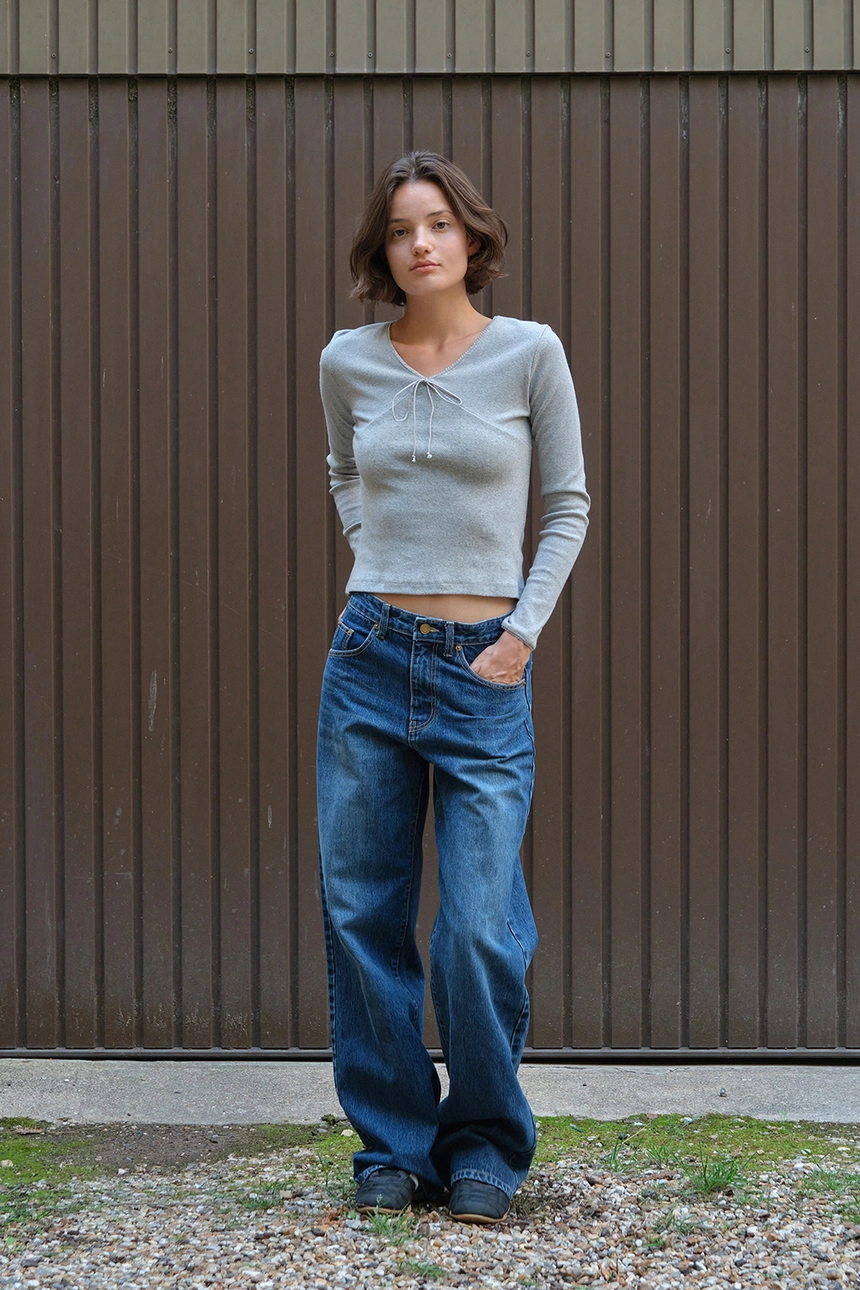 [P]Ant Wide Denim Pants - Deep blue(8).jpg