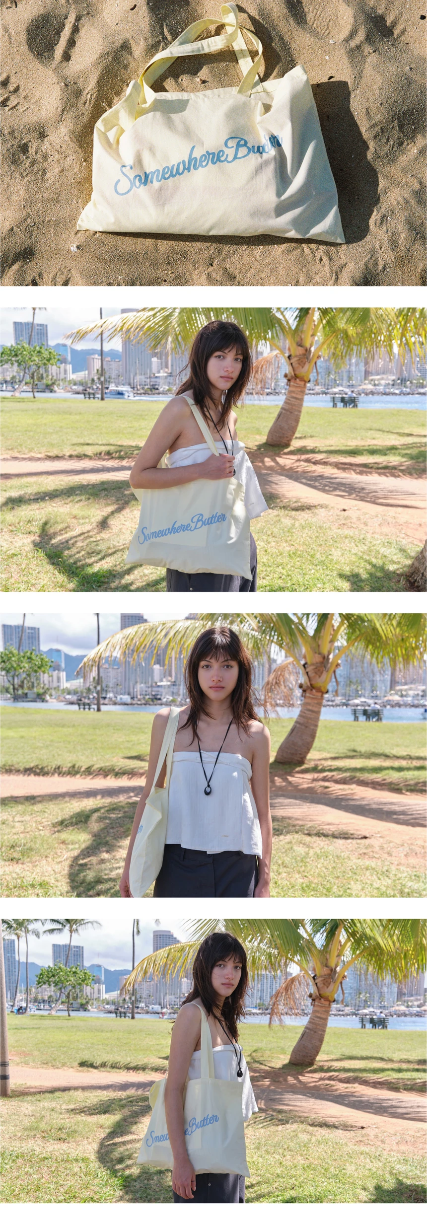 [P]Bold Logo Cotton Bag - Lemon(01).jpg
