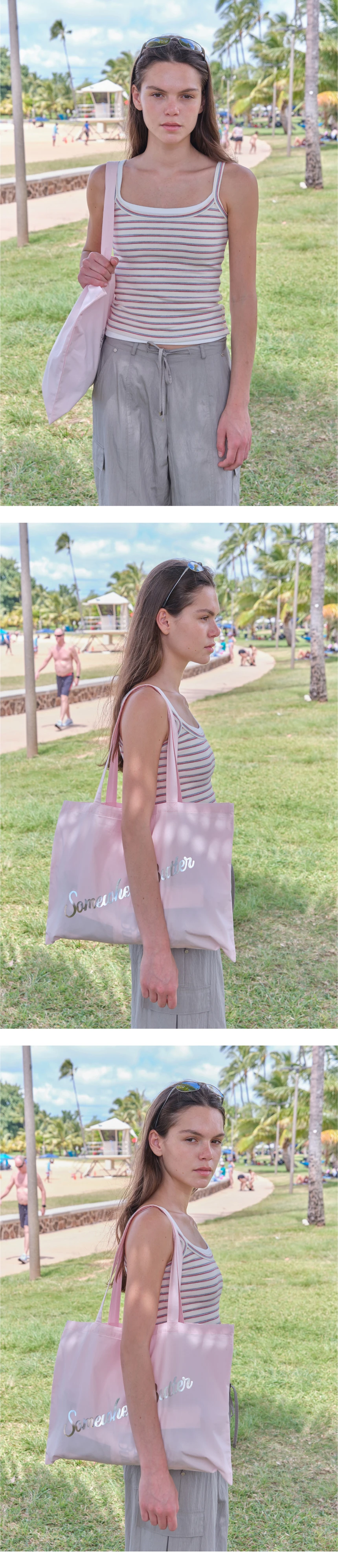 [P]Bold Logo Cotton Bag - Light Pink(02).jpg
