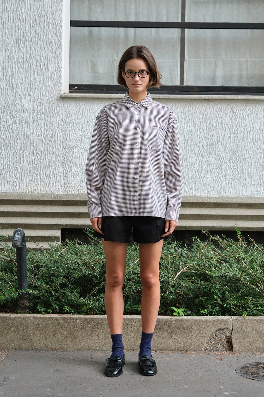 [P]Check Heart Point Over-Fit Shirt - Navy(1).jpg