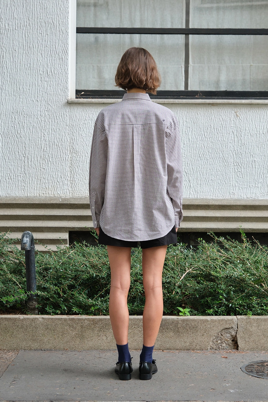 [P]Check Heart Point Over-Fit Shirt - Navy(3).jpg