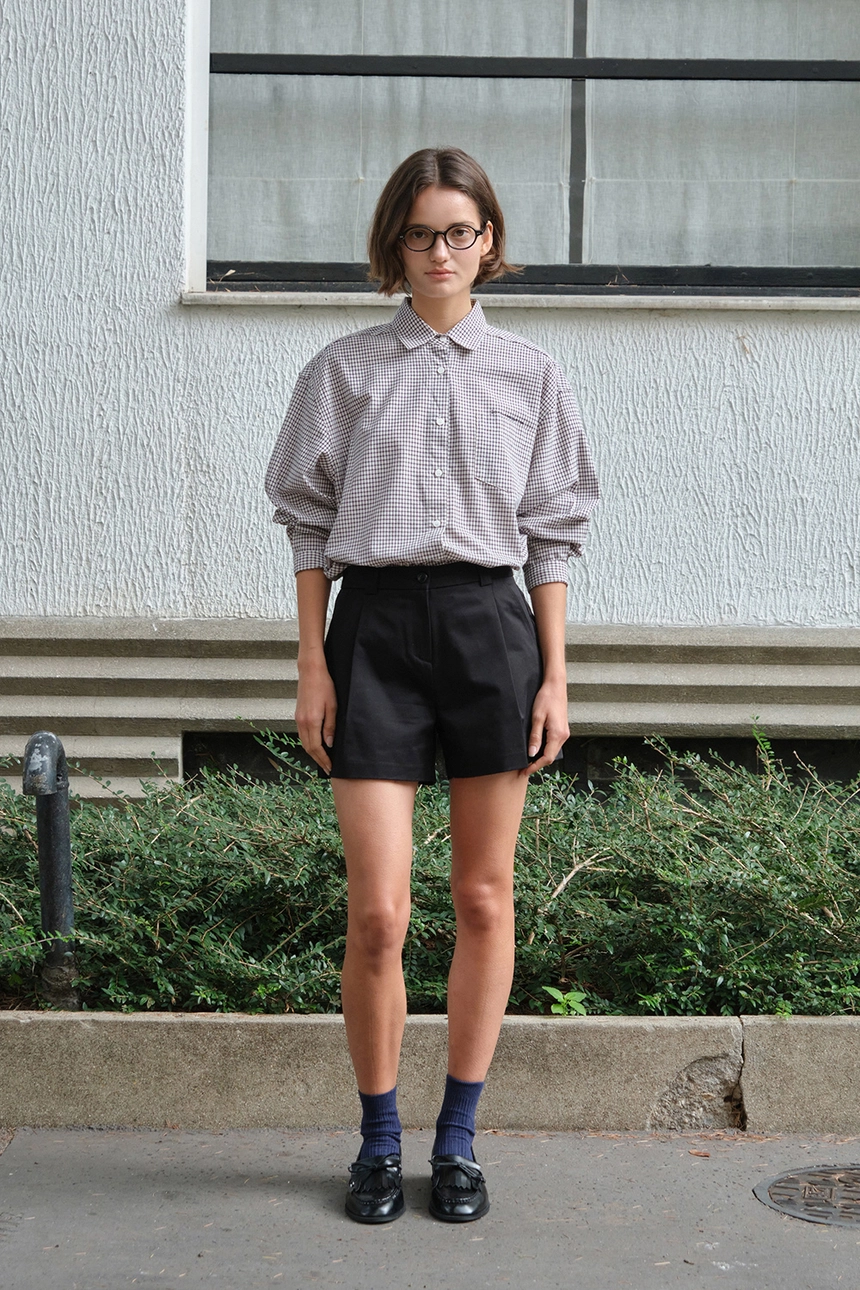 [P]Check Heart Point Over-Fit Shirt - Navy(4).jpg