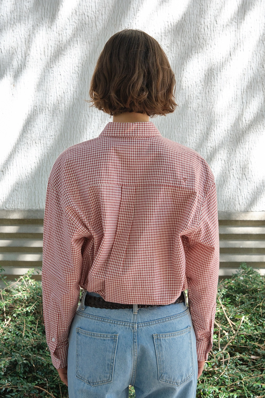 [P]Check Heart Point Over-Fit Shirt - Red(12).jpg