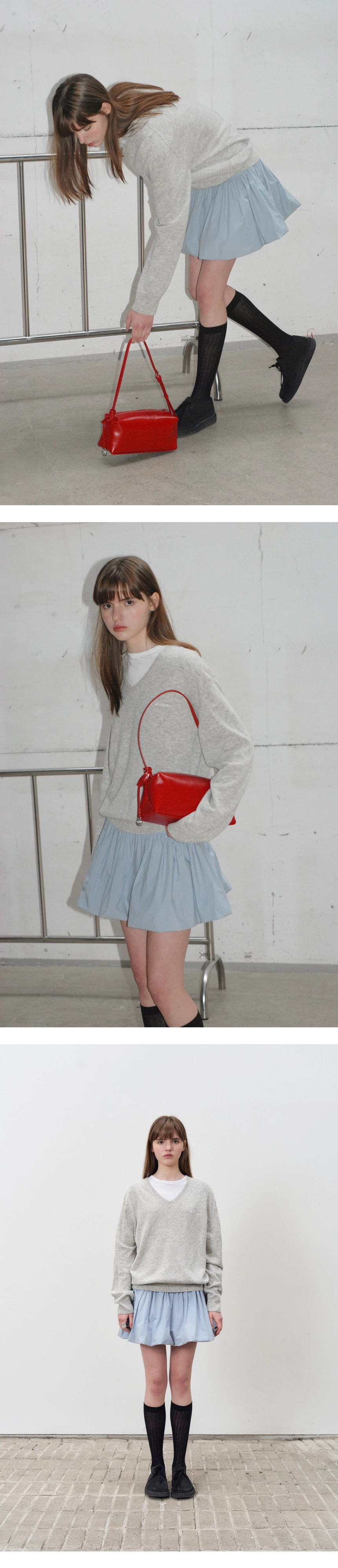 [P]Cloudy Balloon Mini Skirt -  Cloudy Blue(1).jpg