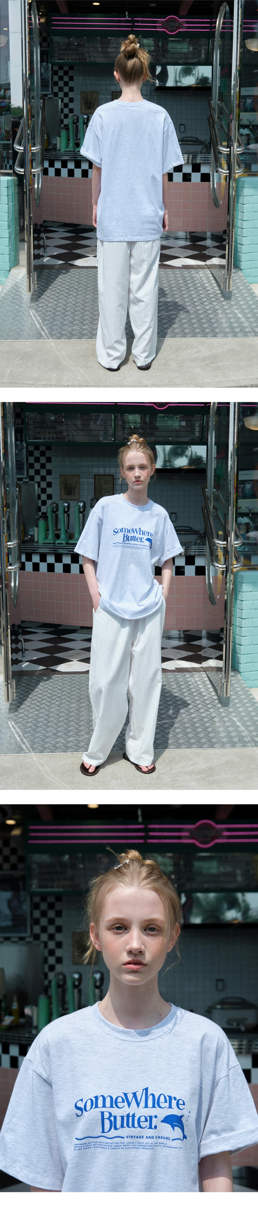 [P]Dolphin Wave Logo Over-fit Top - White Melange(2).jpg