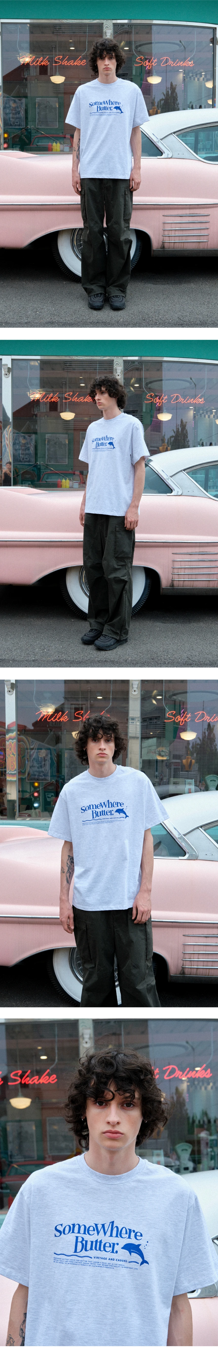 [P]Dolphin Wave Logo Over-fit Top - White Melange(4).jpg