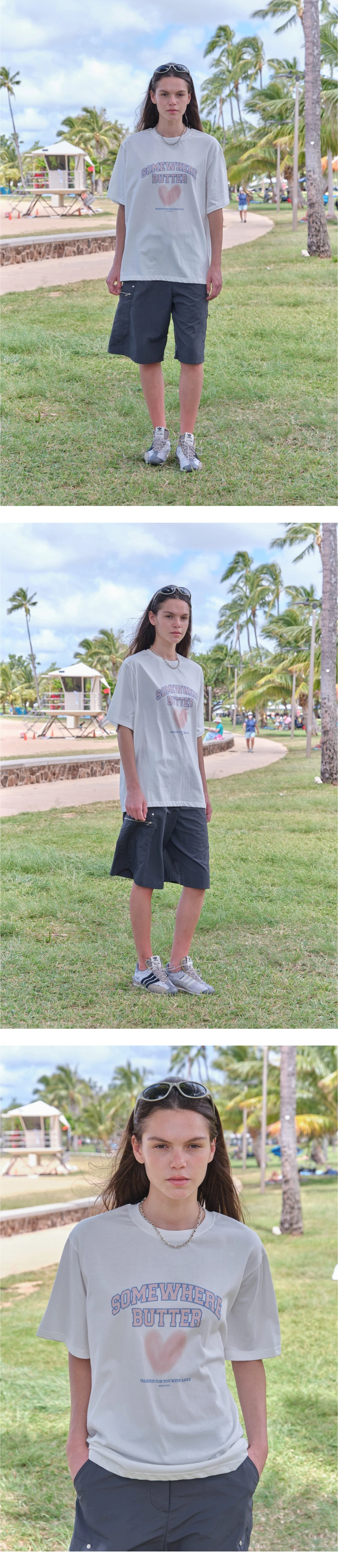 [P]Fuzzy Heart Logo Over-Fit Top - Ivory(01).jpg