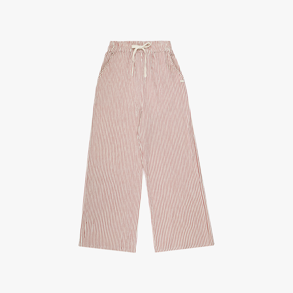 きるページ 購入特典】STRIPE BANDING PANTS_PINK | ファッション通販サイト NUGU