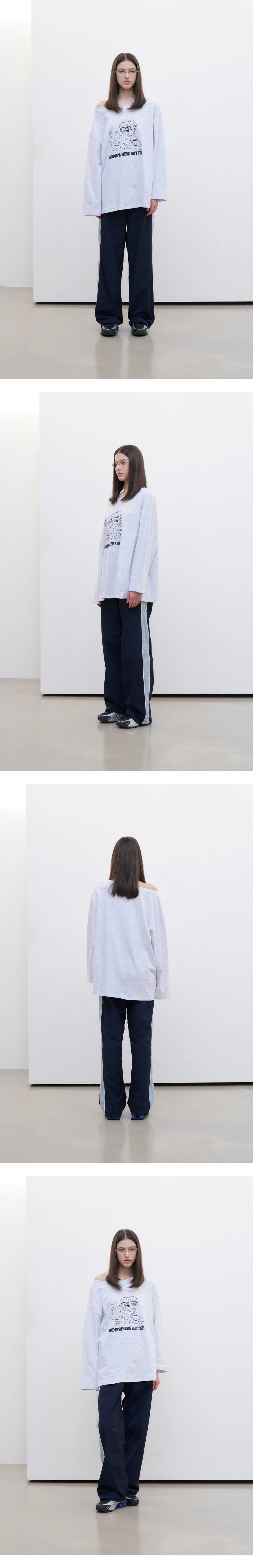 [P]Glasses Puppy Long Top - White Melange(1).jpg