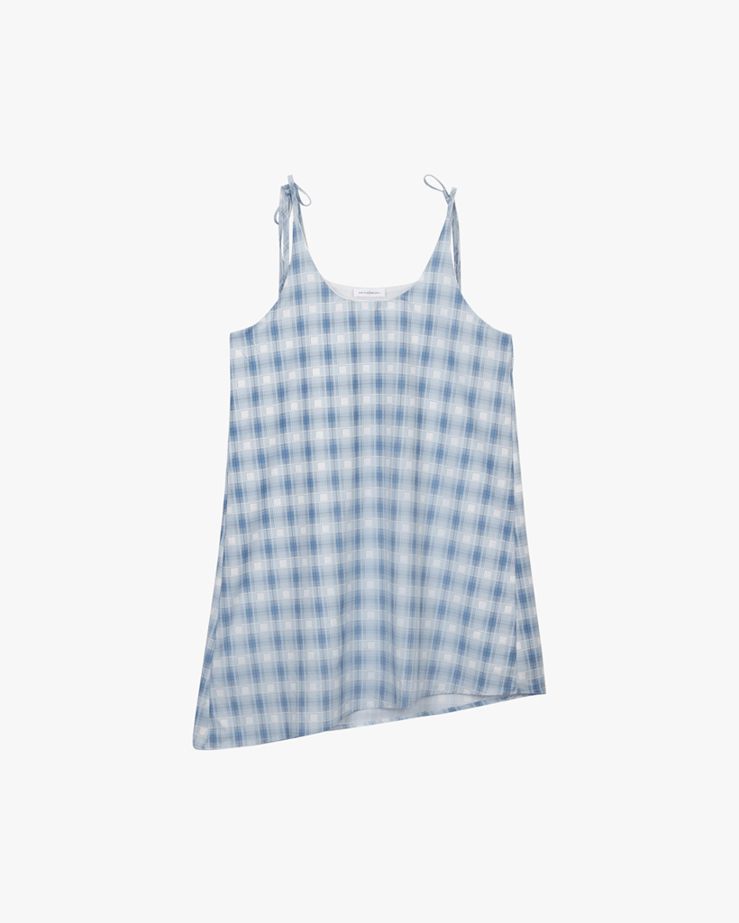MORI WHIMSY CHECK DRESS_SKY BLUE