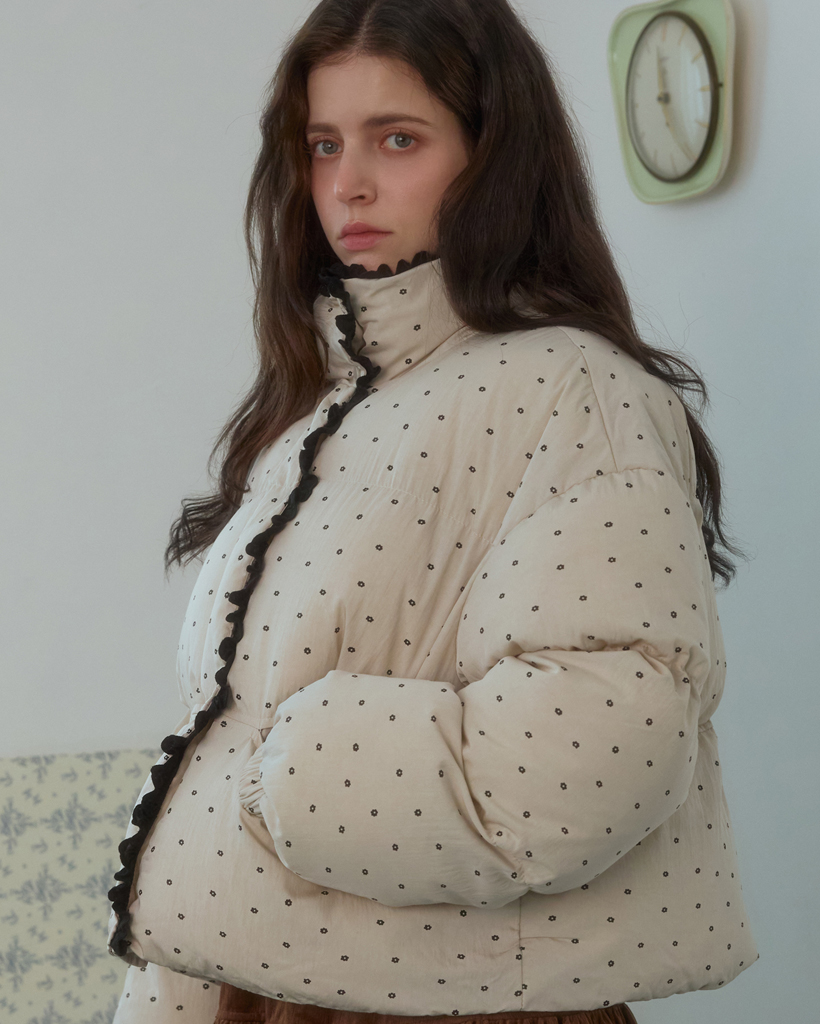 【購入特典】WINTER DAISY DOT PADDING_IVORY