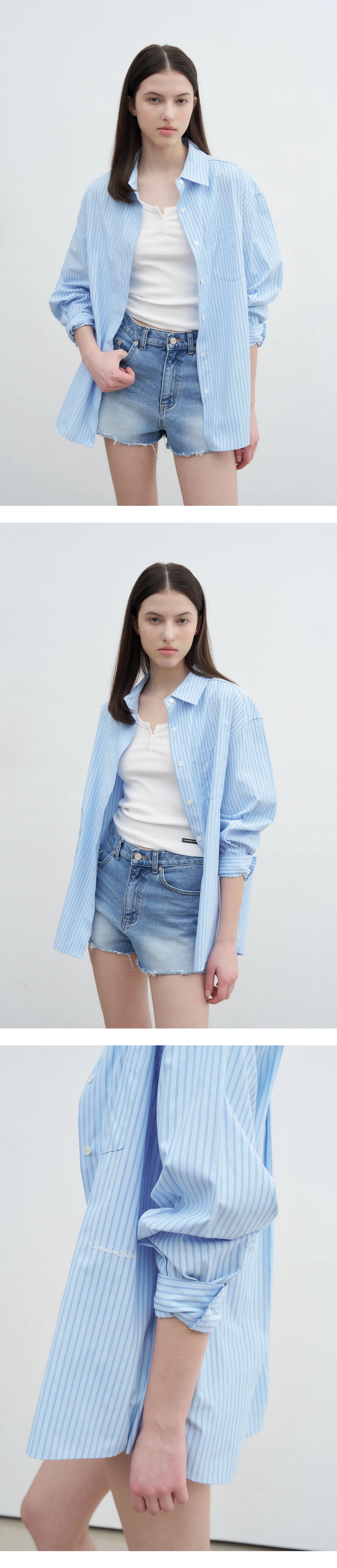 [P]Hush Stripe Over-Fit Shirt - Light Blue(3).jpg