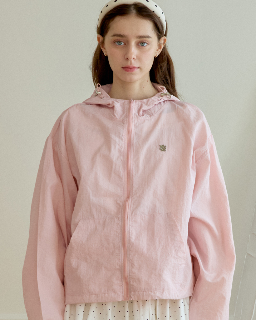 PICNIC HOOD CAP WINDBREAKER_PINK