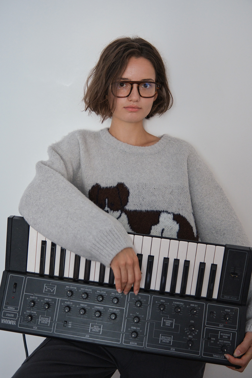 Puppy Wool Knit - Light Grey | ファッション通販サイト NUGU