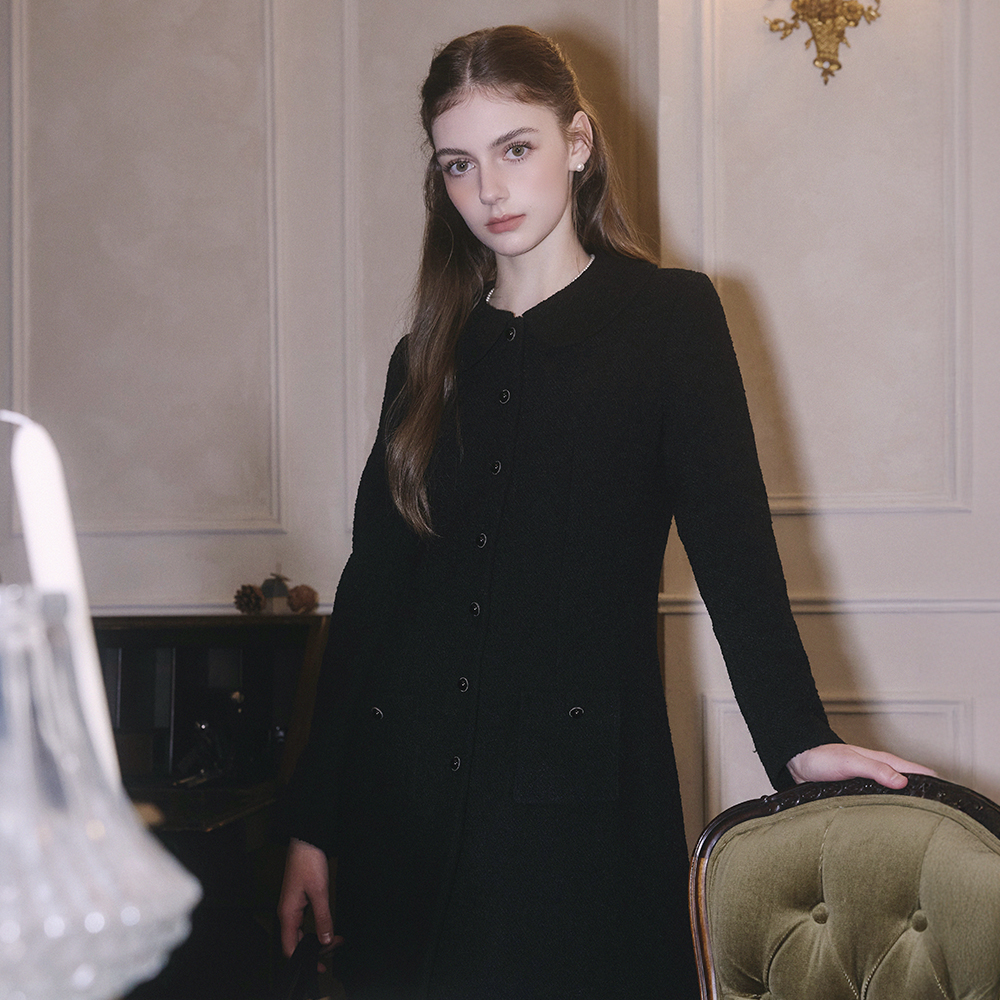 LEMENE wool double pocket jacket_black | ファッション通販