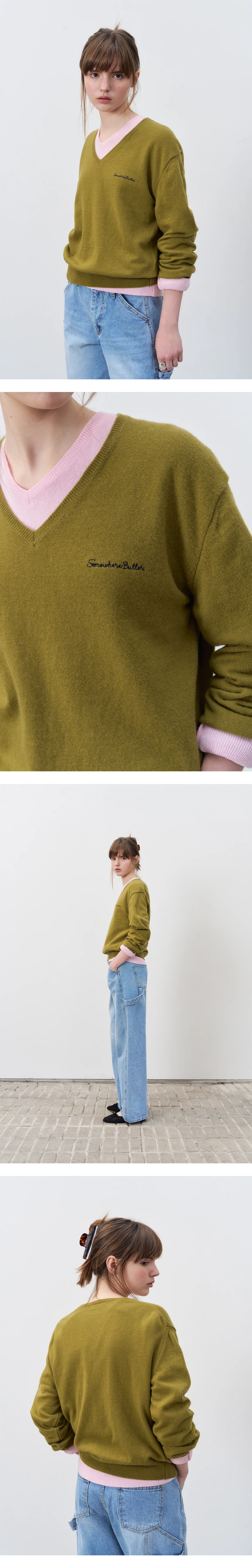 [P]Roe V-Neck Knit - Olive(03).jpg