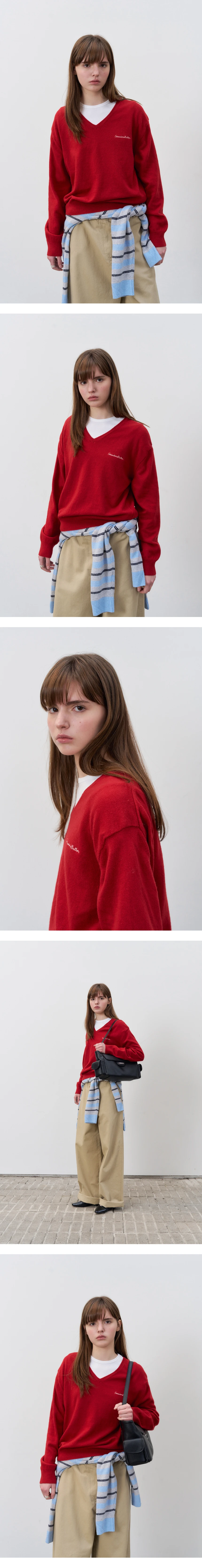 [P]Roe V-Neck Knit - Red(2).jpg