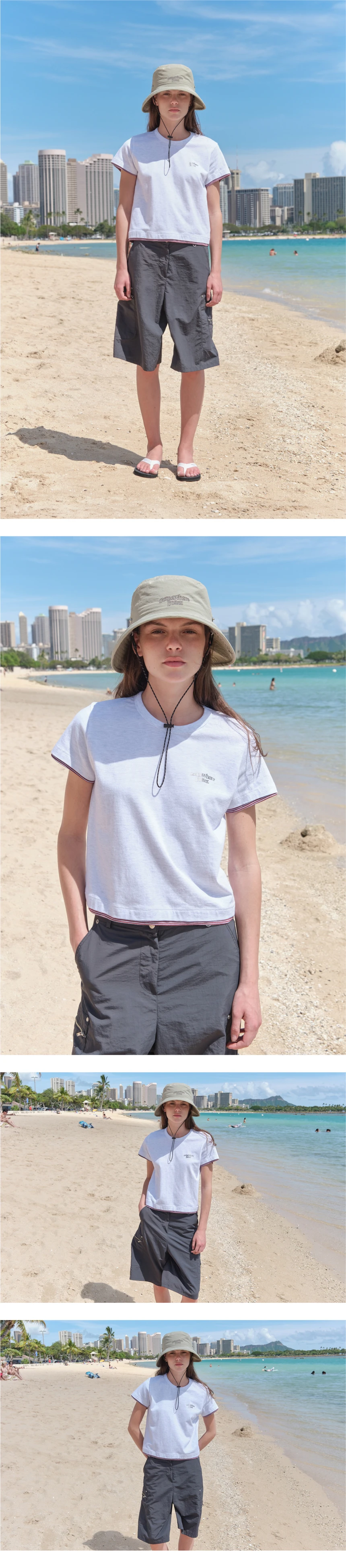 [P]Small Wave Logo Layered Top - White Melange(01).jpg