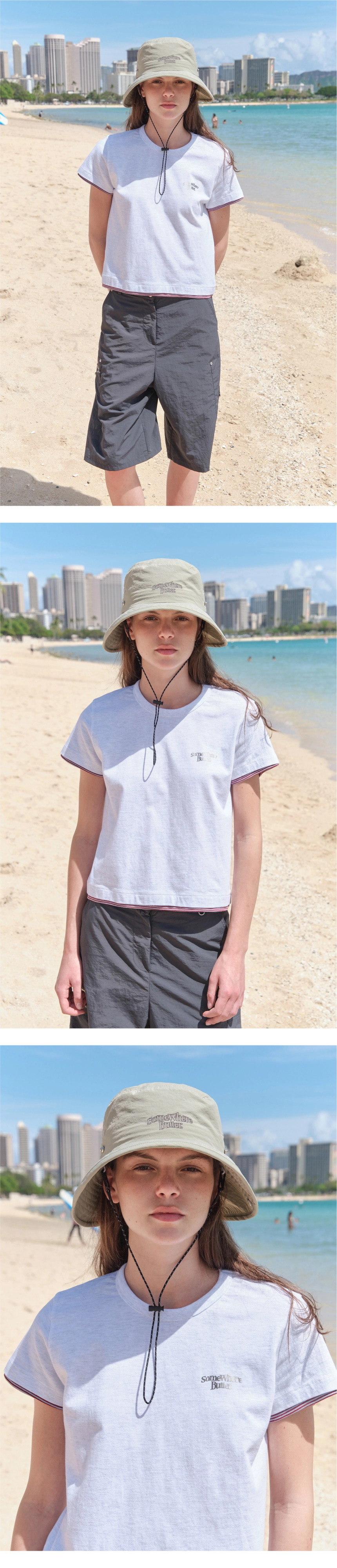 [P]Small Wave Logo Layered Top - White Melange(02).jpg