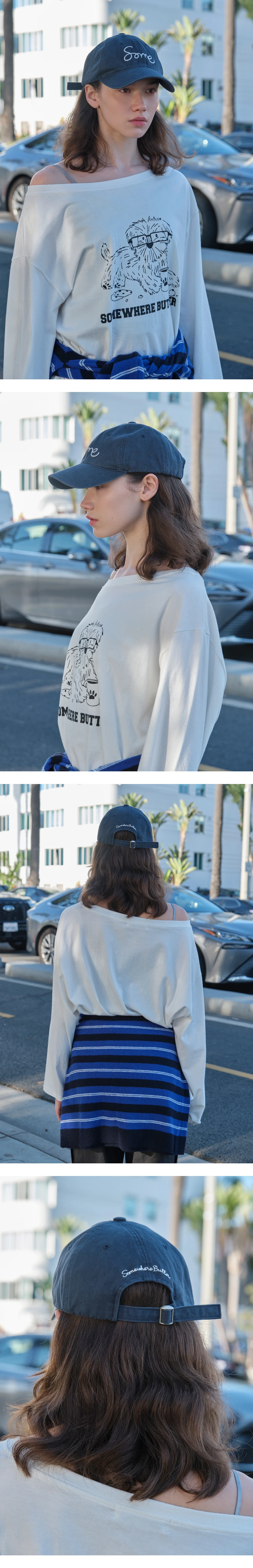 [P]Some Logo Ball Cap - Navy(02).jpg
