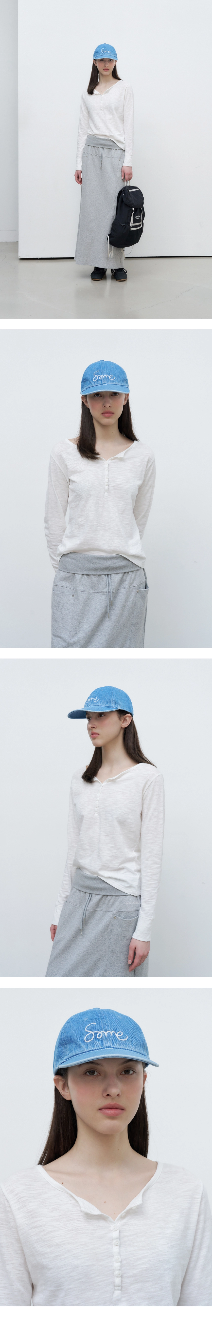[P]Some Logo Ball Cap - Washing Denim(1).jpg