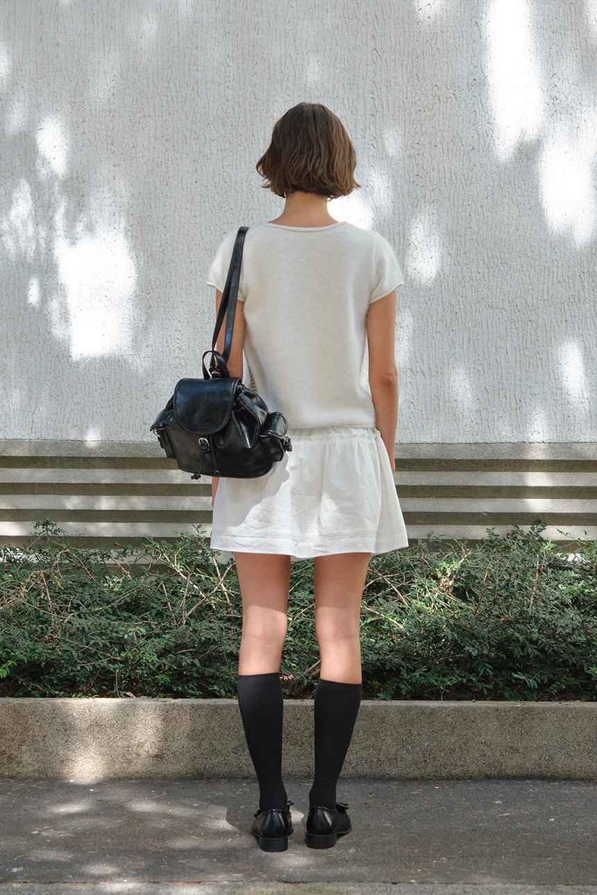 [P]Soy shirring mini skirt - Ivory(5).jpg