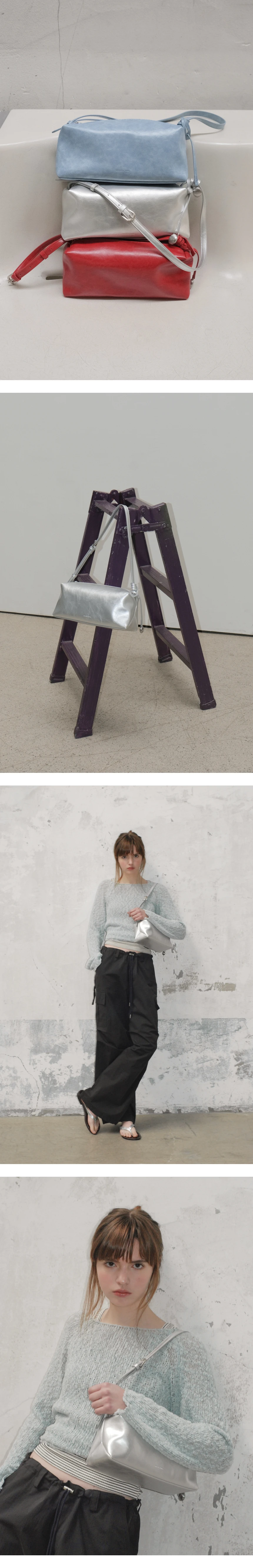 [P]Square Shoulder Bag - Silver(01).jpg