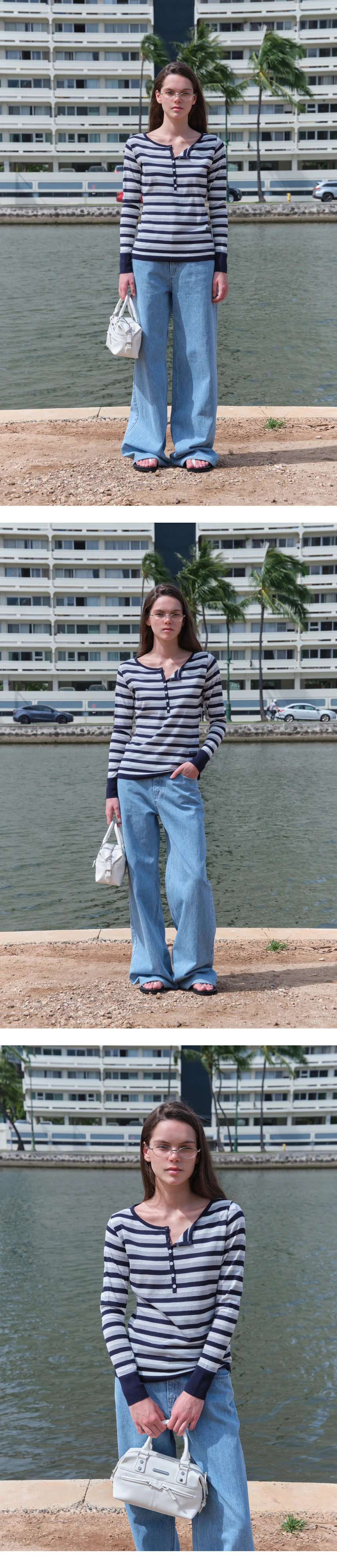 [P]Stripe Molty Wappen Henly Knit - Navy(01).jpg