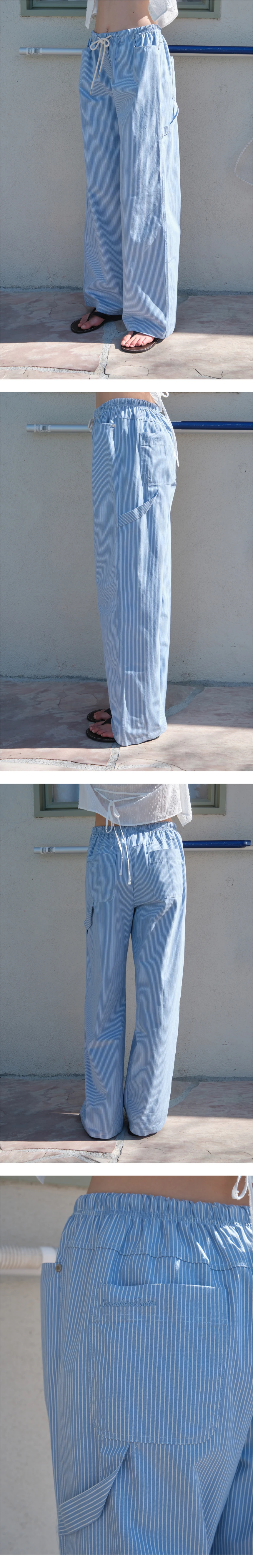 [P]Stripe Relax Carpender Pants - Blue(03).jpg