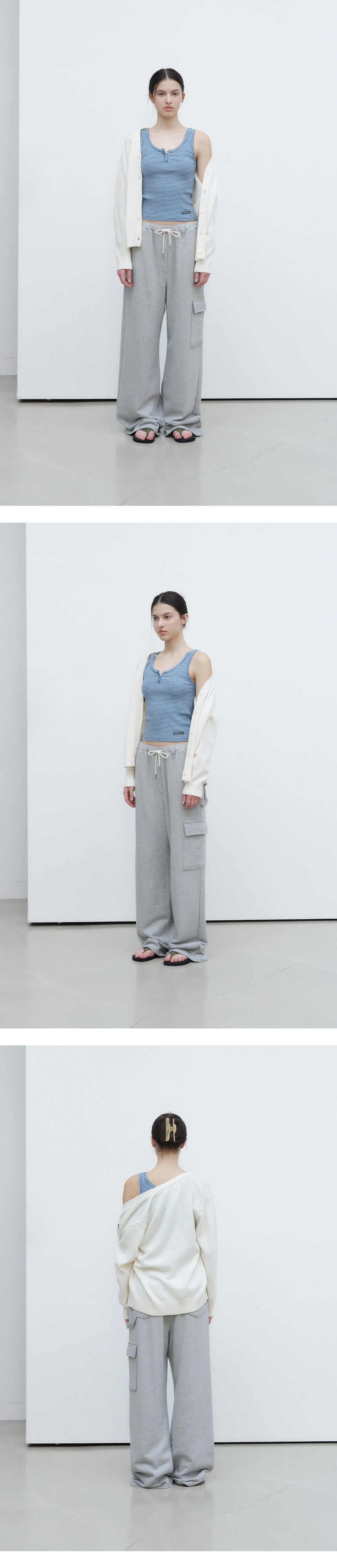 [P]Stripe Wappen Button Sleeveless - Blue(1).jpg