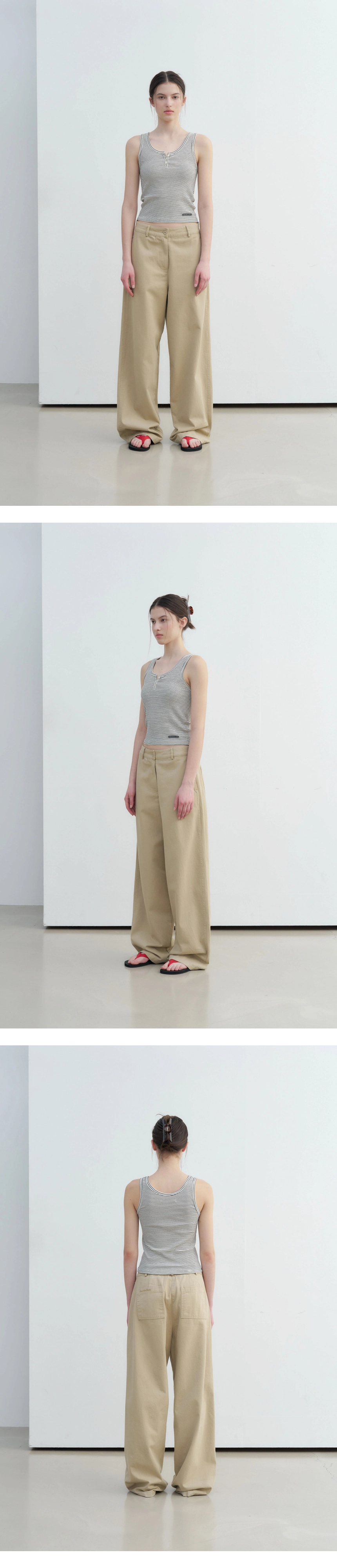 [P]Stripe Wappen Button Sleeveless - Ivory(1).jpg