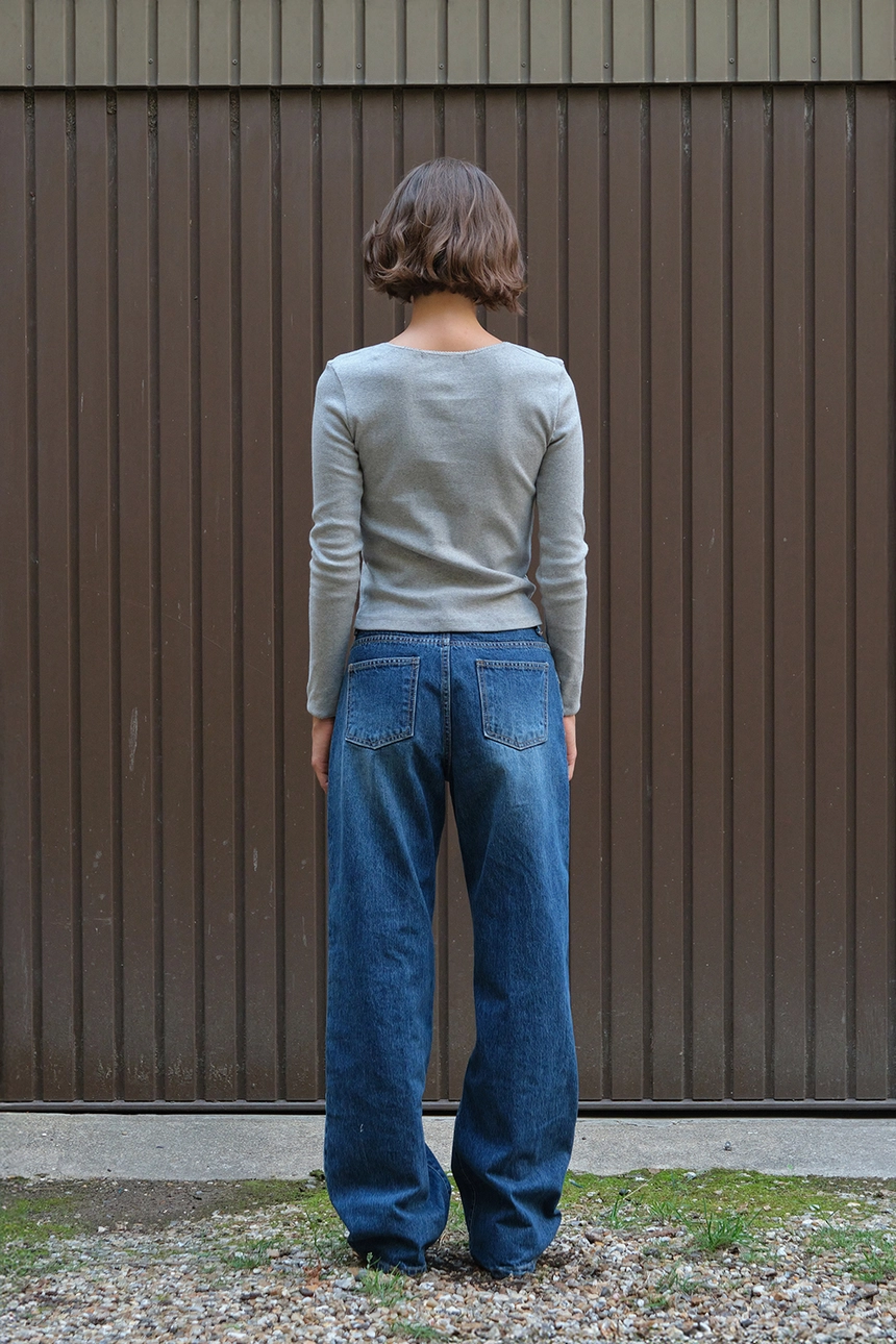 [P]V-Neck Ribbon Top - grey(3).jpg